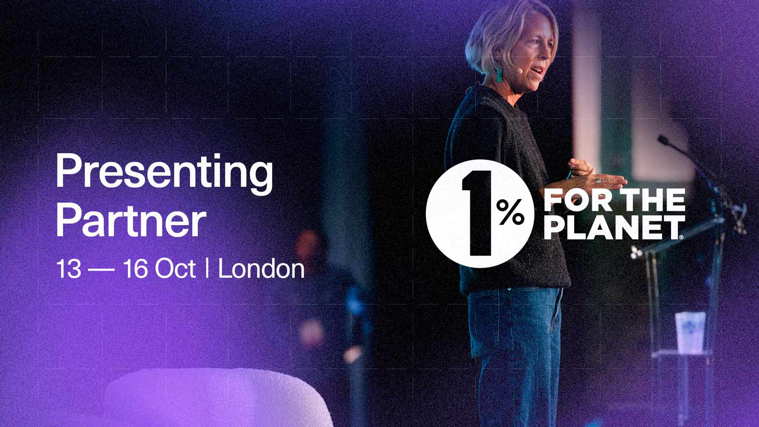 1% for the Planet returns as Presenting Partner 