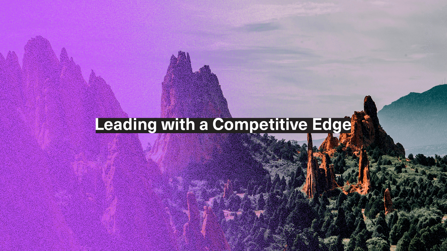Leading with a Competitive Edge | Blue Earth Summit